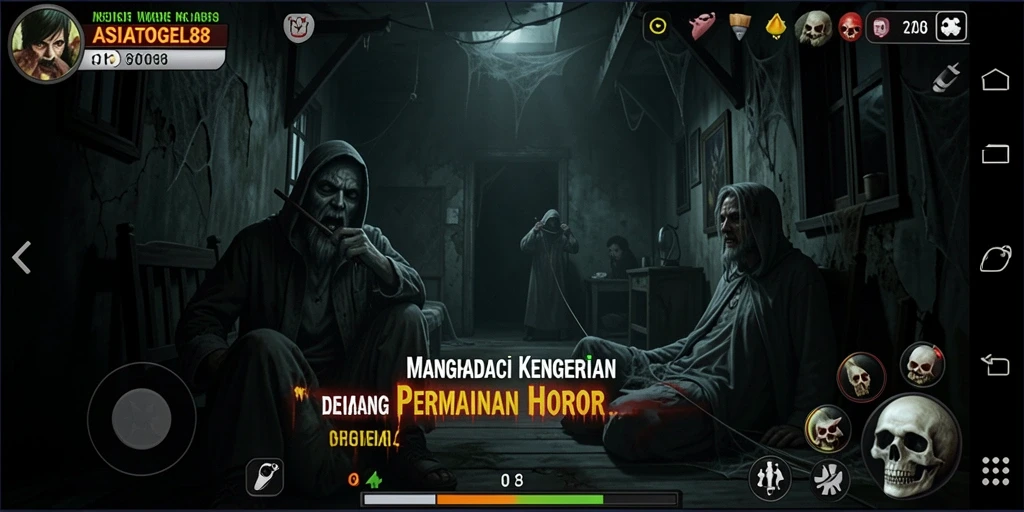 Menampilkan momen menegangkan dalam gameplay ASIATOGEL88.