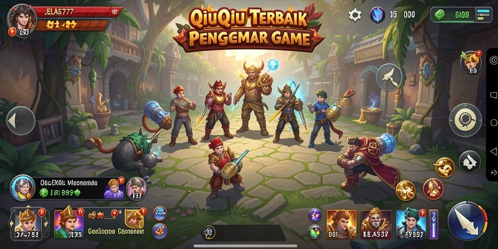 Screenshot gameplay QiuQiu yang menarik dari JELAS777.