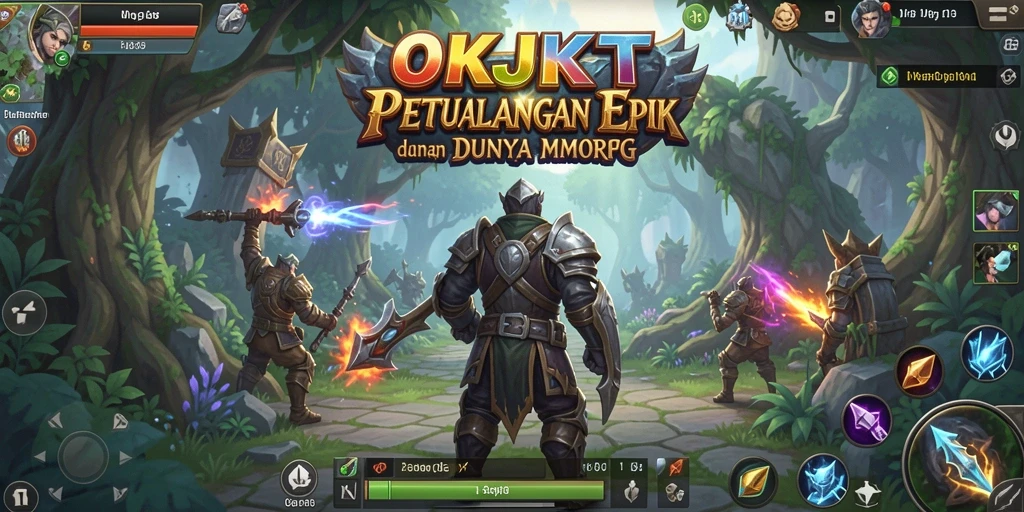 Tangkapan layar menampilkan gameplay seru dalam dunia OKJKT.