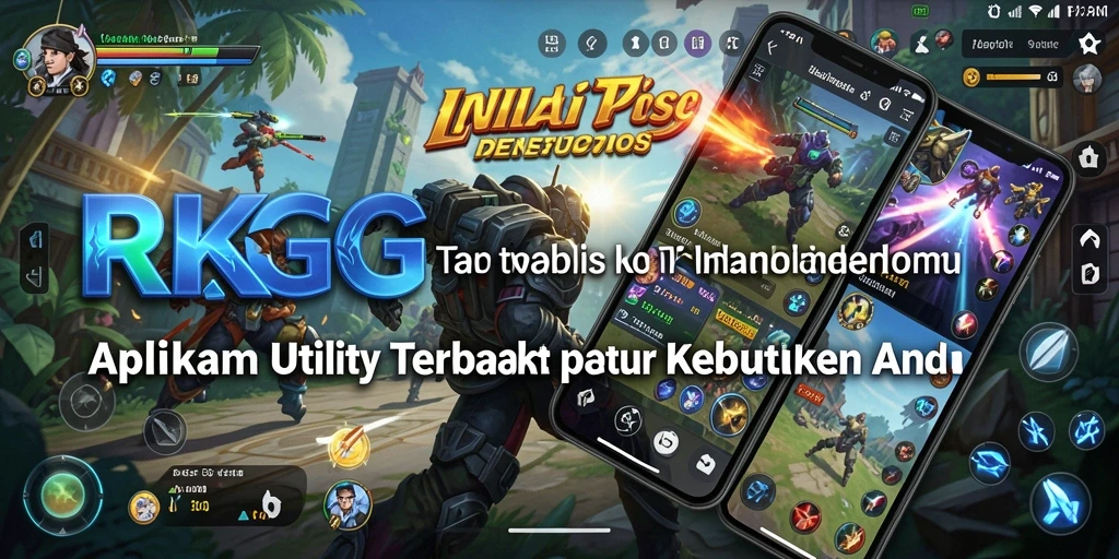 Tampilan utama RKGG yang menampilkan alat Utility dengan antarmuka sederhana.