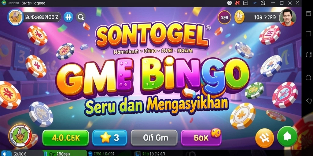 Tampilan permainan Bingo yang seru di SONTOGEL.